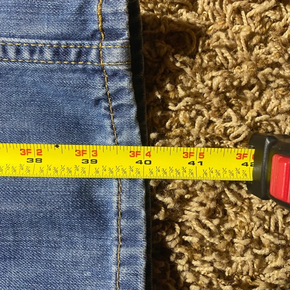 Levis 527 Slim Bootcut Jeans Mens 32x30 Blue Medium Wash WaterLess Denim